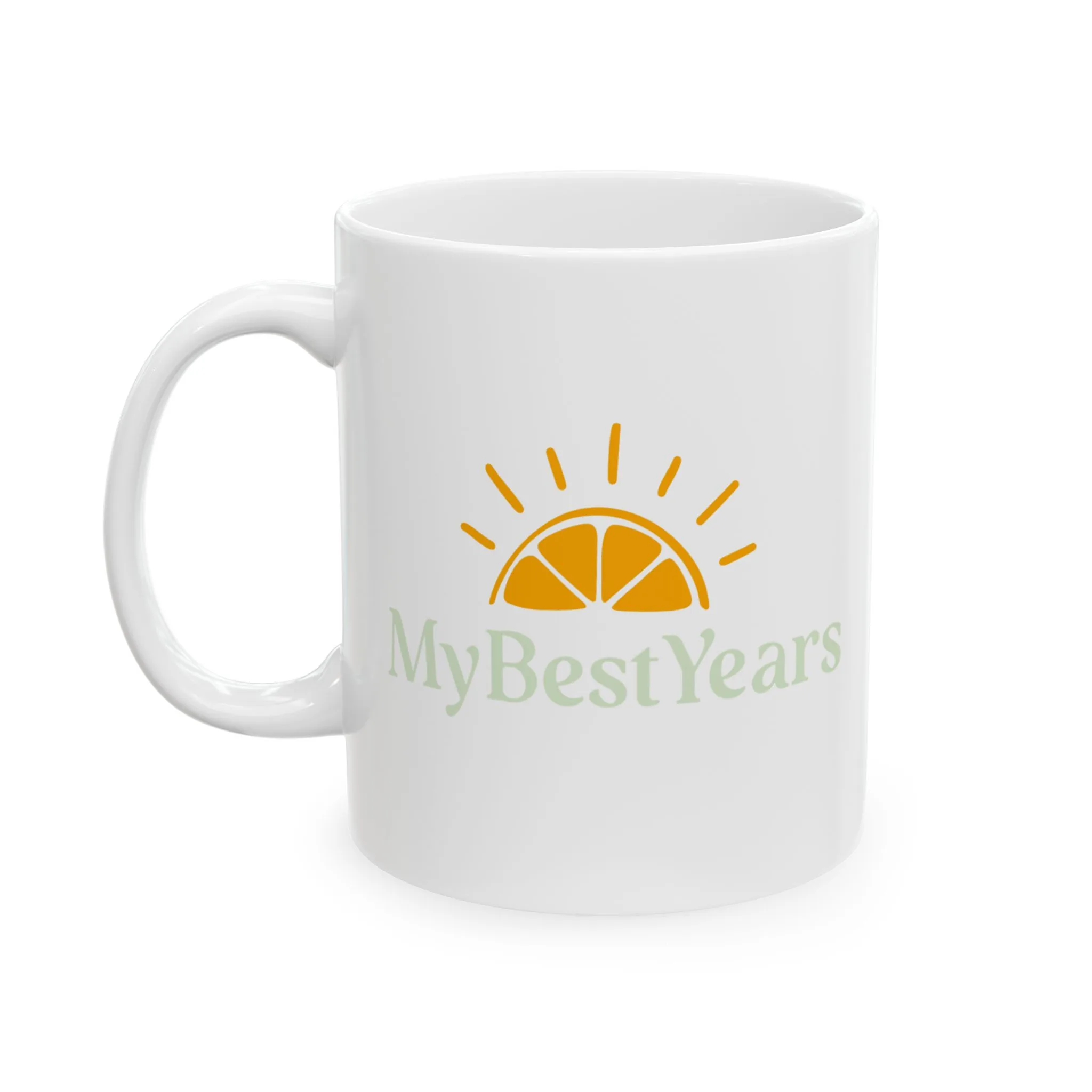 My Best Years Sunrise Logo Mug | Ceramic coffee cup 11oz or 15oz - Image 3