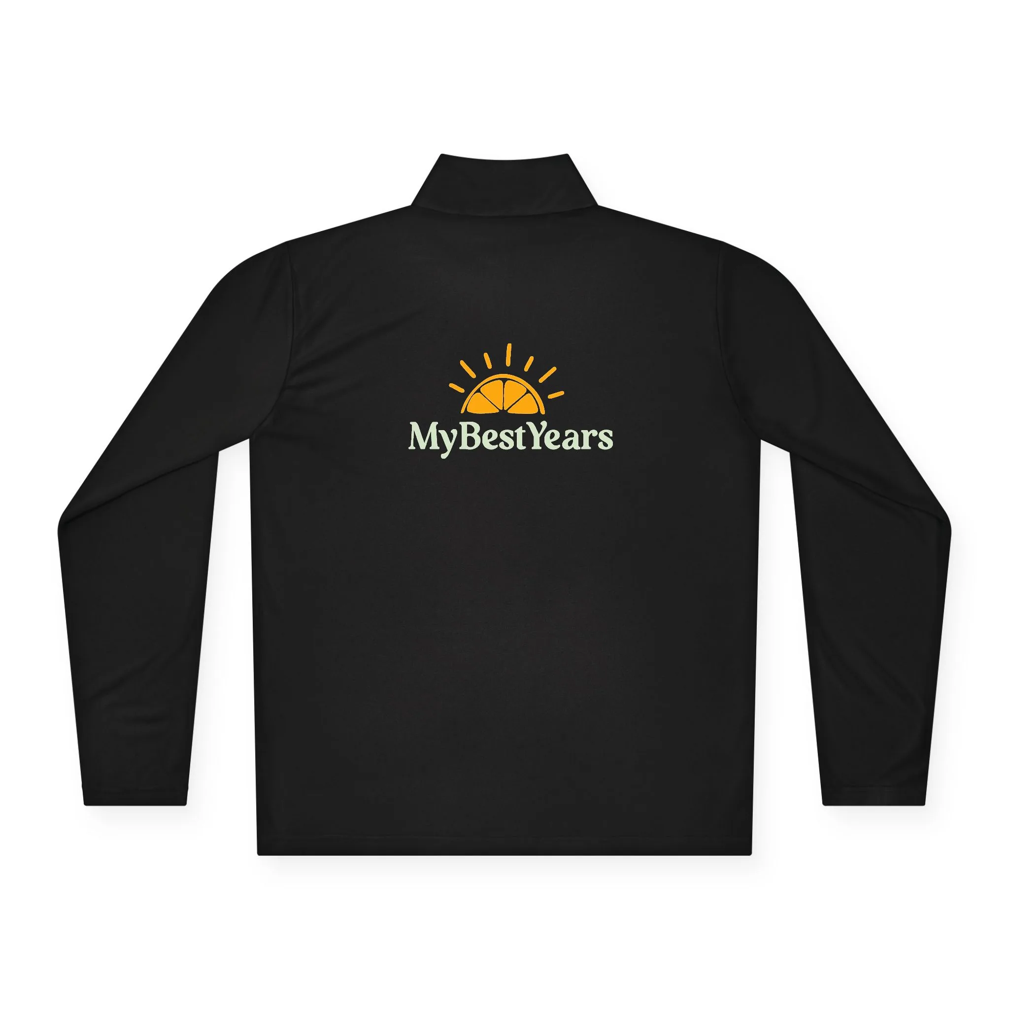 My Best Years Sunrise Logo Quarter-Zip Pullover | Embroidered Chest and Back - Image 2