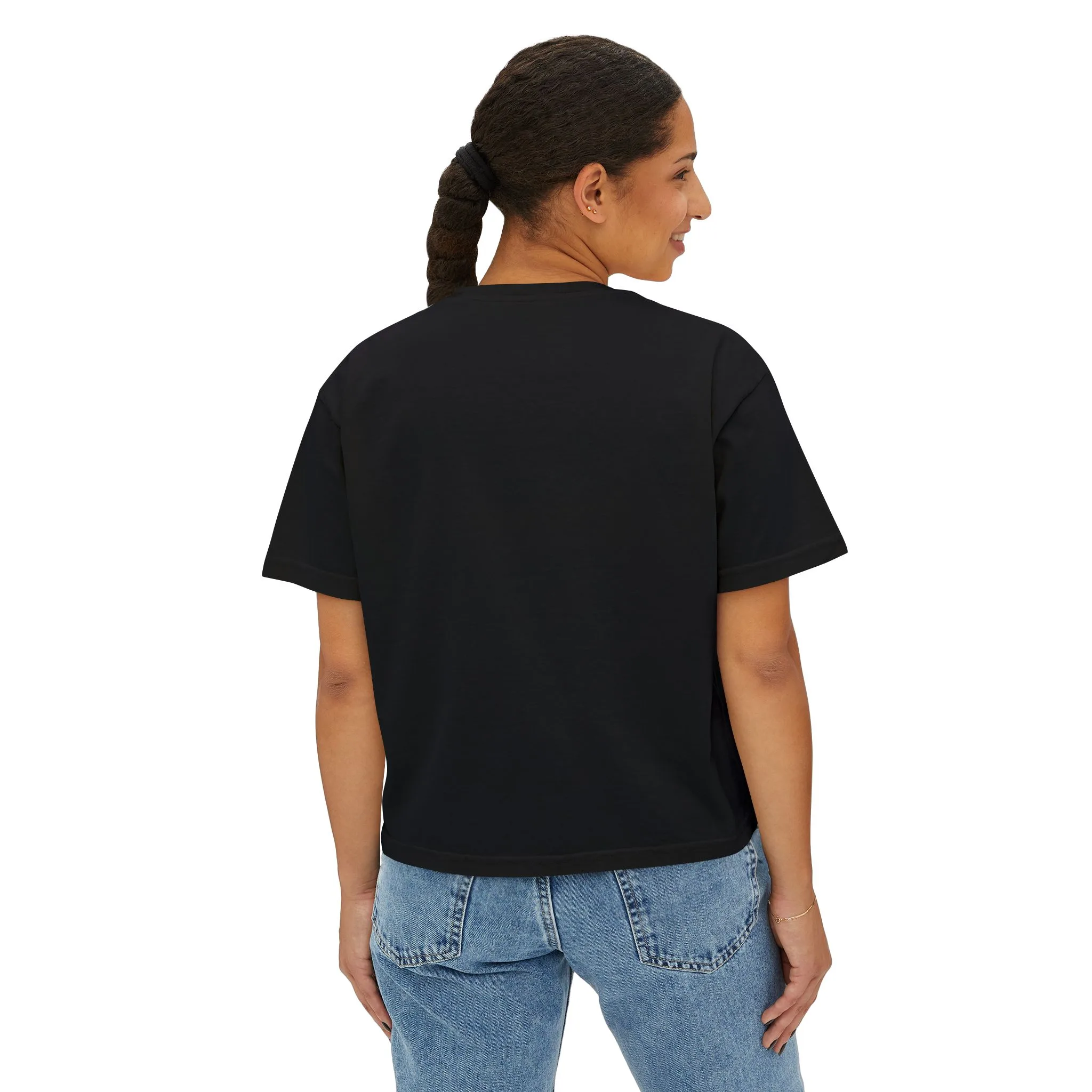 My Best Years Sunrise Logo graphic tee | Boxy Crop Shirt - Image 4