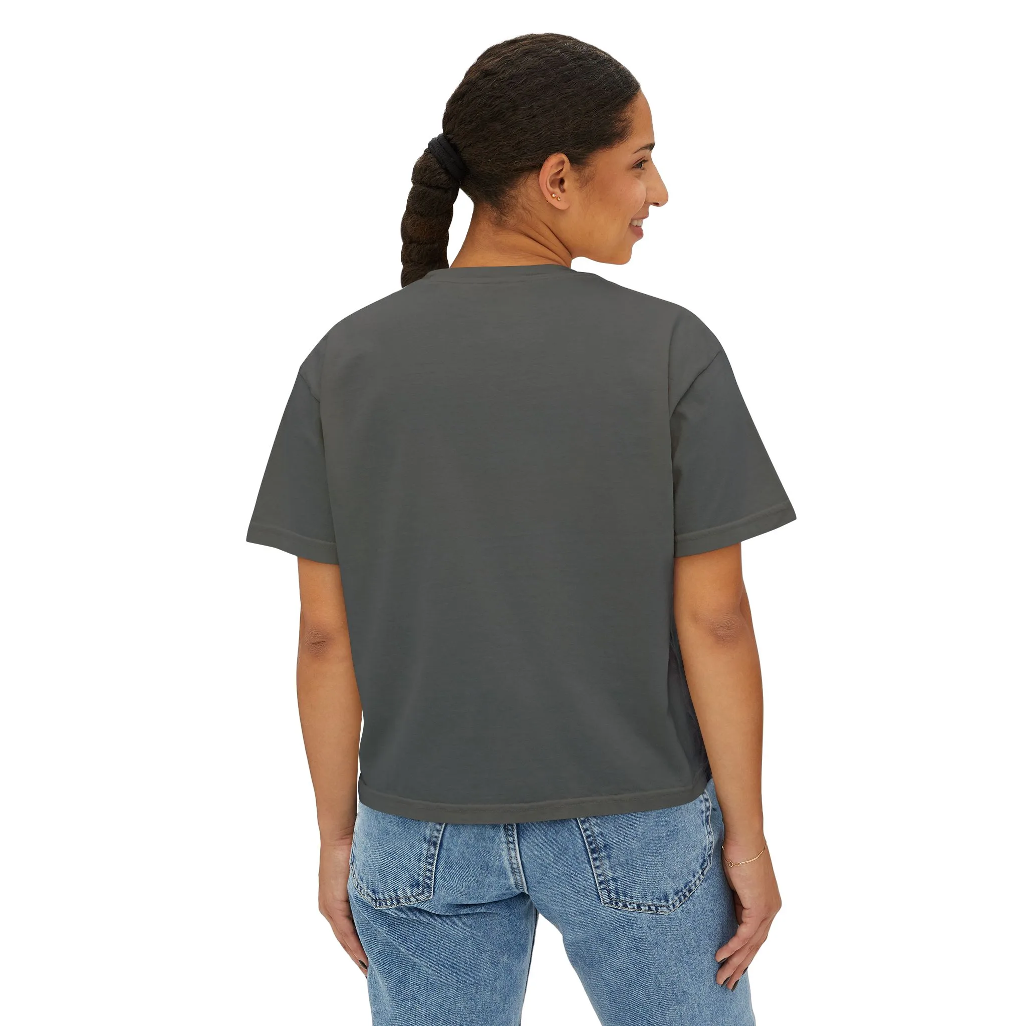 My Best Years Sunrise Logo graphic tee | Boxy Crop Shirt - Image 29