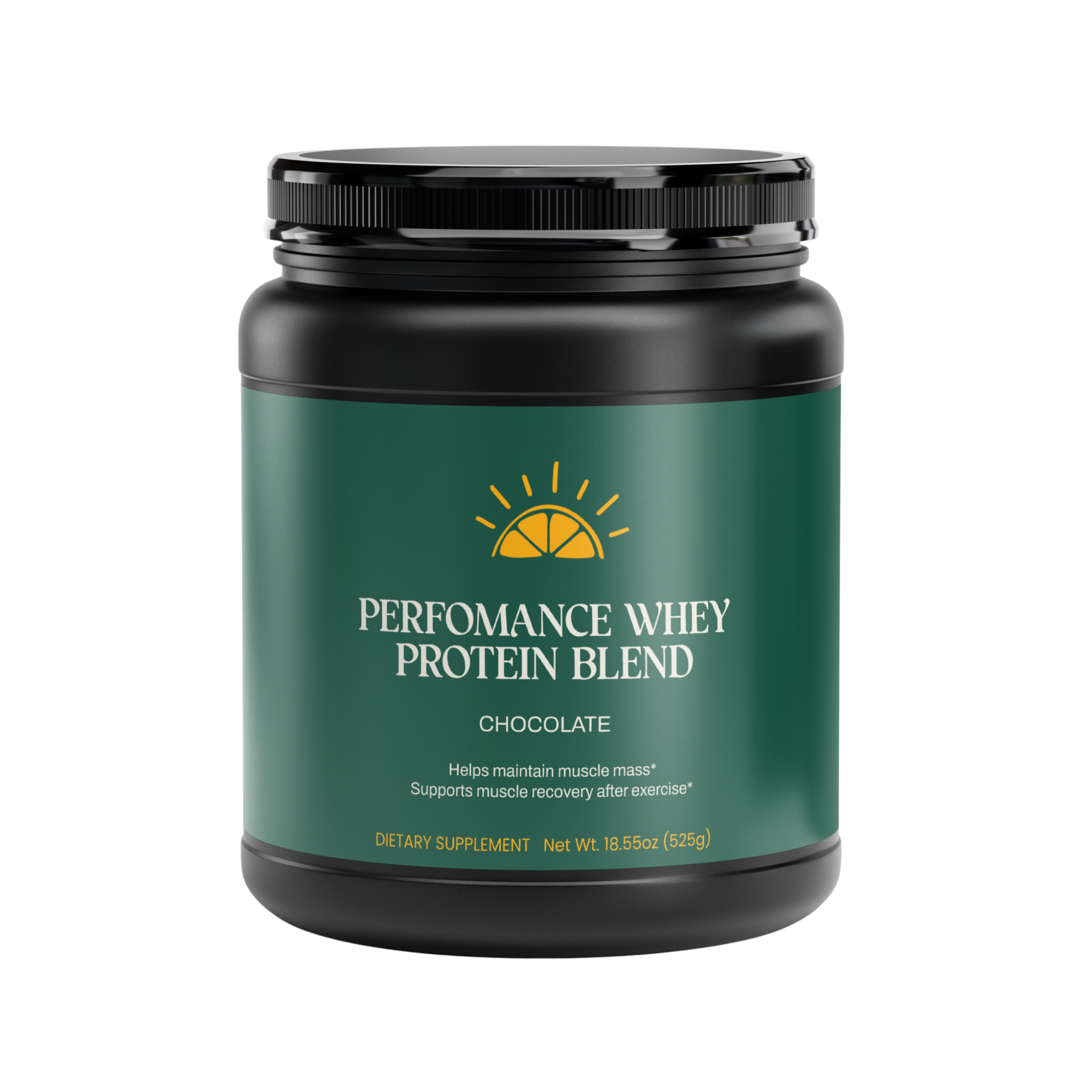 Performance Whey Protein Blend, Chocolate, 1.16lb (525 g)